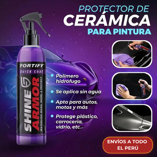 AutoShine™ - Spray Premium Cerámico CERA RESTAURADORA DE  PINTURA, BRILLO Y ELIMINA RASGUÑOS PREMIUM