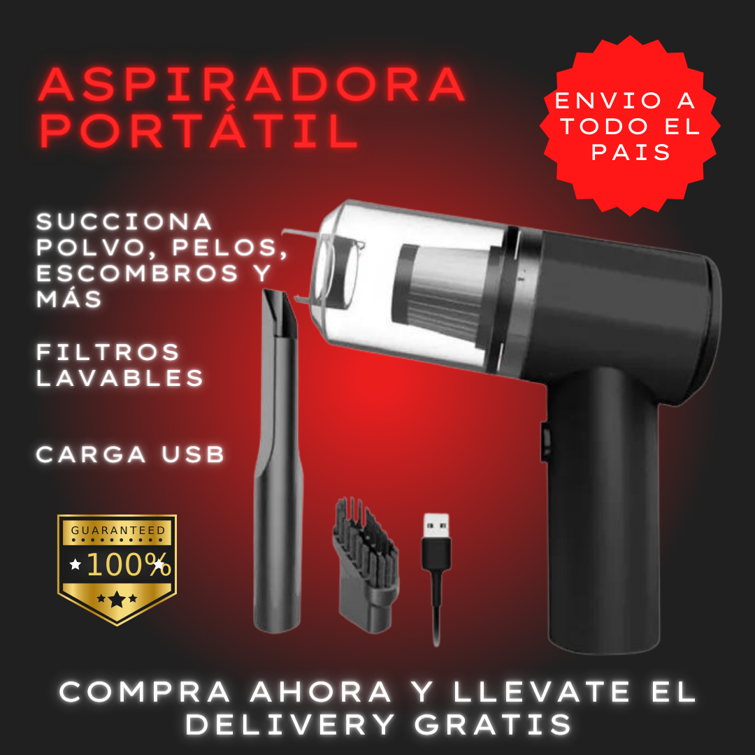 Mini Aspiradora Portátil 3 en 1 Premium Tredy